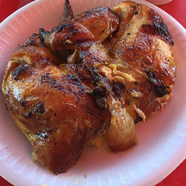 1/2 Roasted Chicken – Includes Choice of (4) Side Orders (+2 drinks)